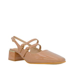 Tacones slingback Stacy para mujer color tan