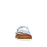 Sandalias flats Beatriz para niña color celeste