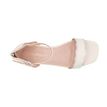 Sandalias de tacón Abbie para niña color blanco