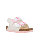 Sandalias Cami para infante color blanco