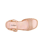 Sandalias Cassie para niña color dorado