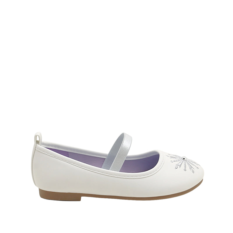 Ballerinas Frozen para niña color blanco