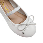 Ballerinas Paola para niña color blanco