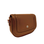 Cartera crossbody Julie para mujer color tan