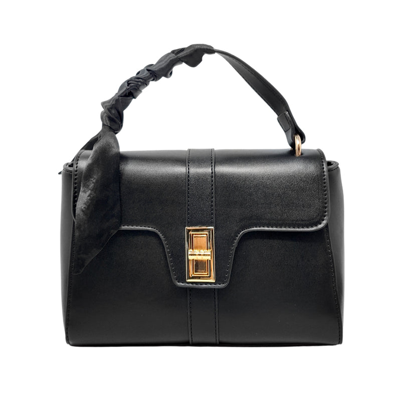 Cartera satchel Ellie para mujer color negro