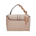 Cartera satchel Ellie para mujer color nude
