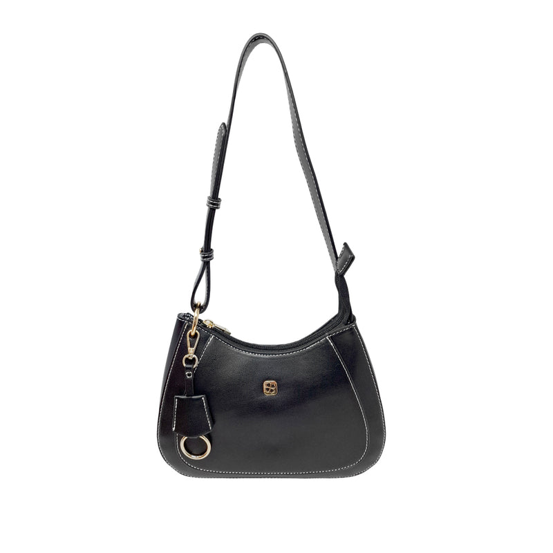 Cartera satchel Grace para mujer color negro