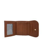 Billetera Hellen para mujer color camel y beige