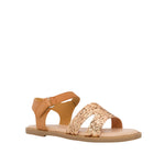 Sandalias Kristen para niña color oro rosa