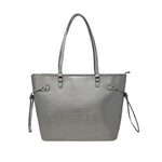 Cartera tote Belinda para mujer color gris
