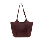 Cartera tote Yeliana para mujer color vino