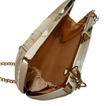 Cartera crossbody Laia para mujer color dorado