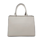 Cartera satchel Alice para mujer color hueso