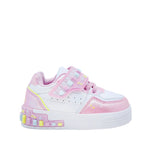 Sneakers Tefi para infante color blanco y rosado