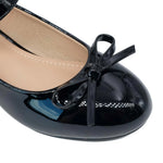 Ballerinas con tacón Tere para niña color negro