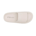 Sandalias flats Emma para mujer color hueso