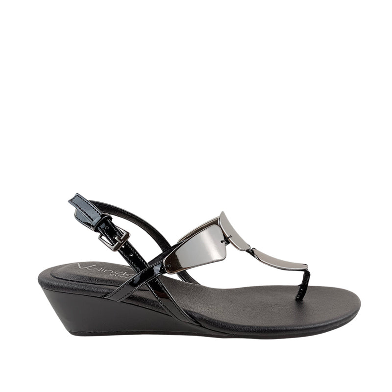 Sandalias de tacón Lisa para mujer color negro