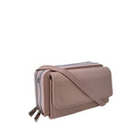 Billetera Lari para mujer color blush