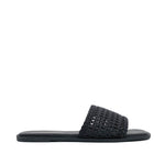 Sandalias flats Betty para mujer color negro