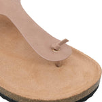 Sandalias Flats Gize para mujer color blush