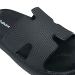 Sandalias Flats Herna para mujer color negro