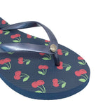 Sandalias Flats Karina para mujer color azul