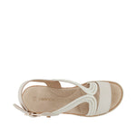 Sandalias Bianca para mujer color hueso