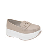 Mocasines Tamara para mujer color beige