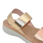 Sandalias Flats Laura para mujer color rosado