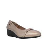 Cuñas Celeste para mujer color plateado