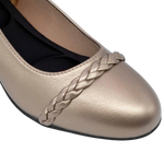 Cuñas Celeste para mujer color plateado