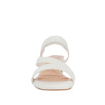 Sandalias de tacón Esperanza para mujer color hueso