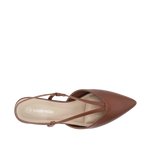 Tacones slingback Jasmin para mujer color tan