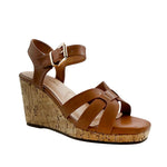 Sandalias Katherin para mujer color tan
