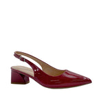 Tacones slingback Erin para mujer color burgundy