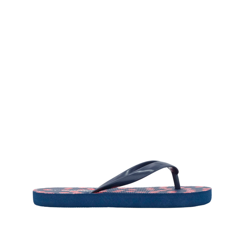 Sandalias Flats Carla para niña color navy