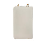 Billetera Kelly para mujer color hueso