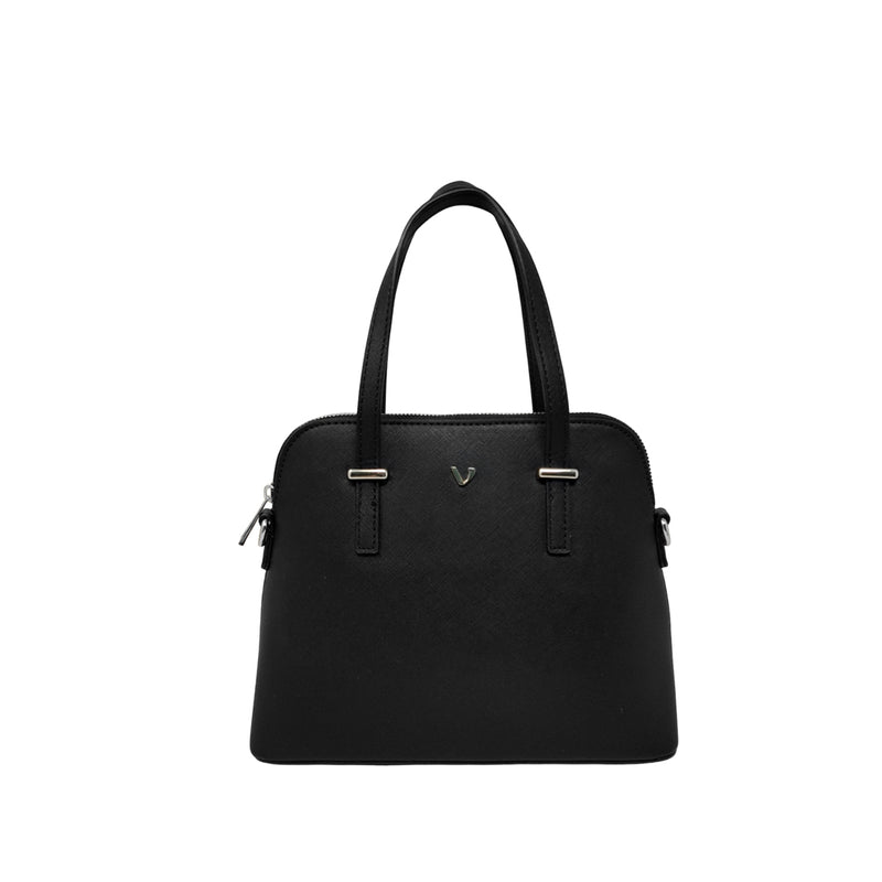 Cartera Satchel Paola para mujer color negro