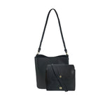 Cartera Satchel Louisse para mujer color negro