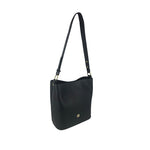Cartera Satchel Louisse para mujer color negro