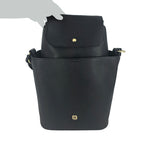 Cartera Satchel Louisse para mujer color negro