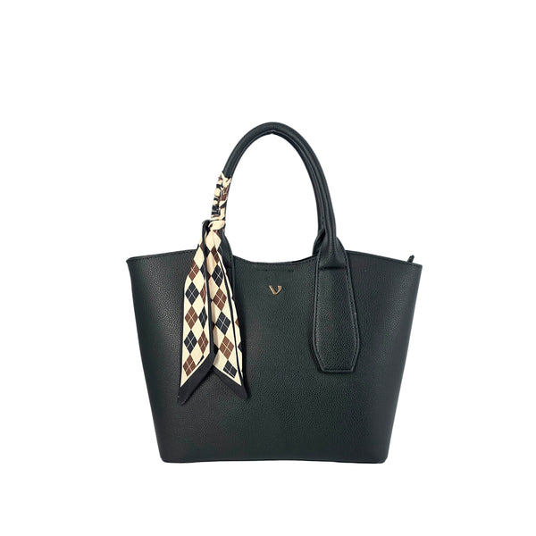 Cartera satchel Madison para mujer color negro