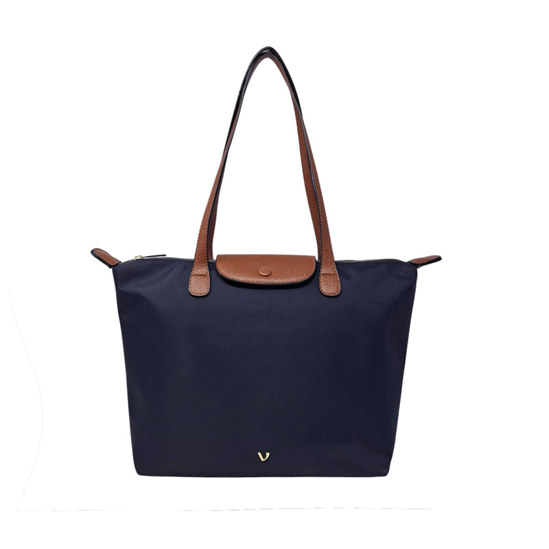 Cartera Tote Fabi para mujer color navy