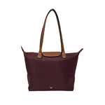 Cartera Tote Fabi para mujer color vino