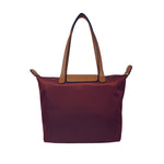 Cartera Tote Fabi para mujer color vino