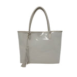 Cartera Tote Rosmira para mujer color hueso