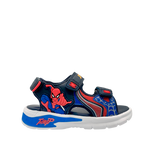 Sandalias flats Spiderman para niño color marino