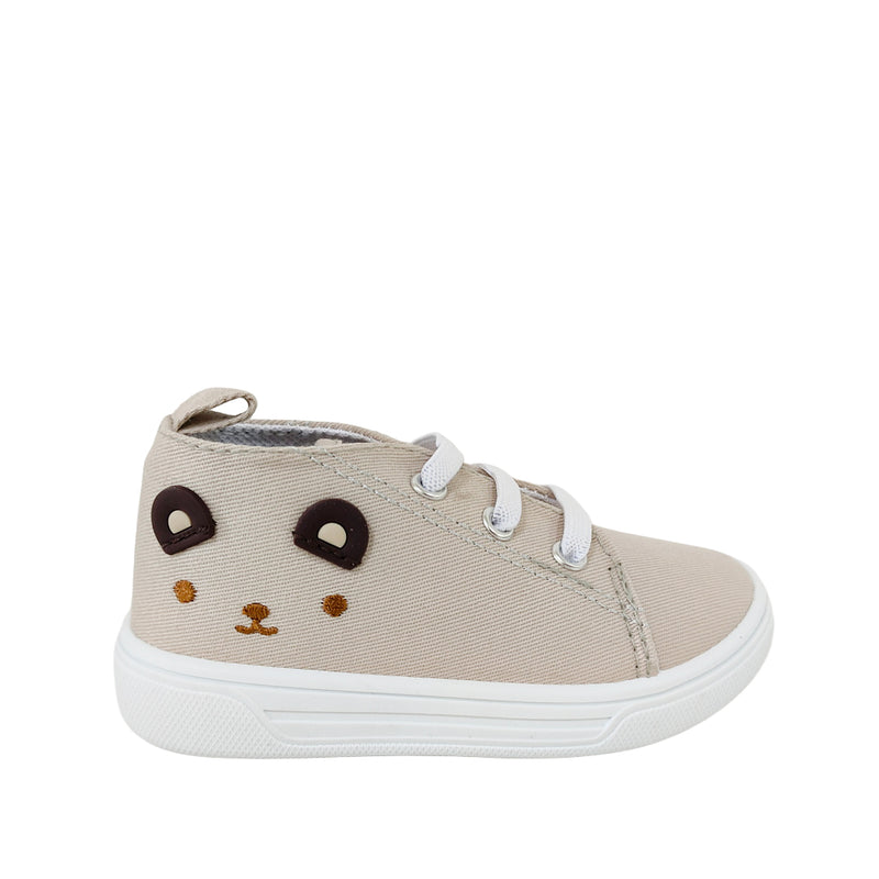 Canvas Osito para infante color beige