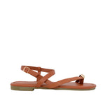 Sandalias flats Pina para mujer color tan