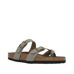 Sandalias flats Arizona para mujer color taupe